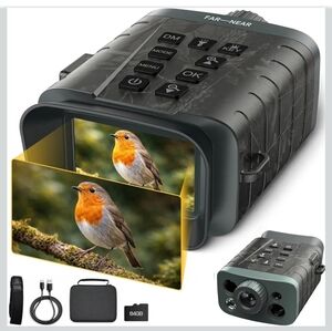 Night Vision Goggles - Night Vision Binoculars with Rangefinder, 4K 1200 Yard